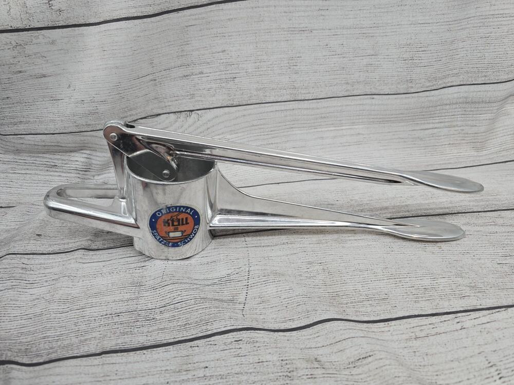 Kull Original Vtg Spatzle Schwob Maker Aluminum Press Potato Ricer Germany